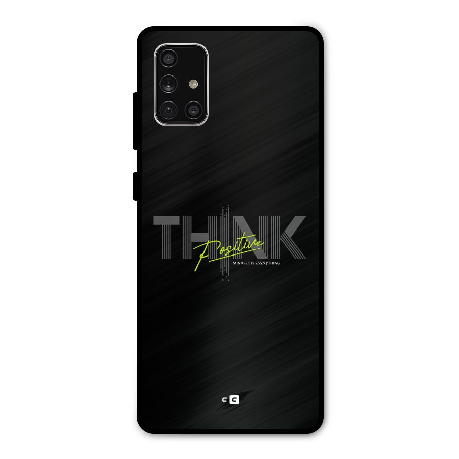 Think Positive Only Metal Back Case for Galaxy A71