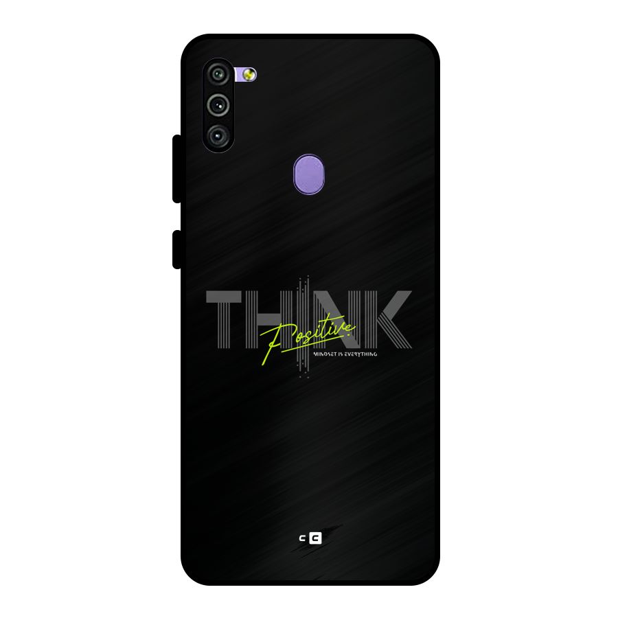 Think Positive Only Metal Back Case for Galaxy M11