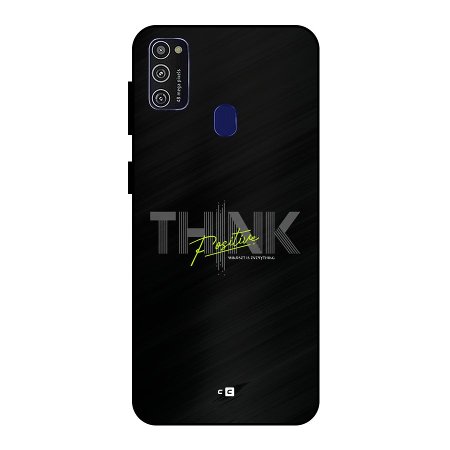 Think Positive Only Metal Back Case for Galaxy M30s