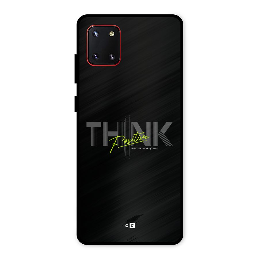 Think Positive Only Metal Back Case for Galaxy Note 10 Lite