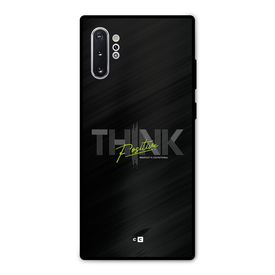 Think Positive Only Metal Back Case for Galaxy Note 10 Plus