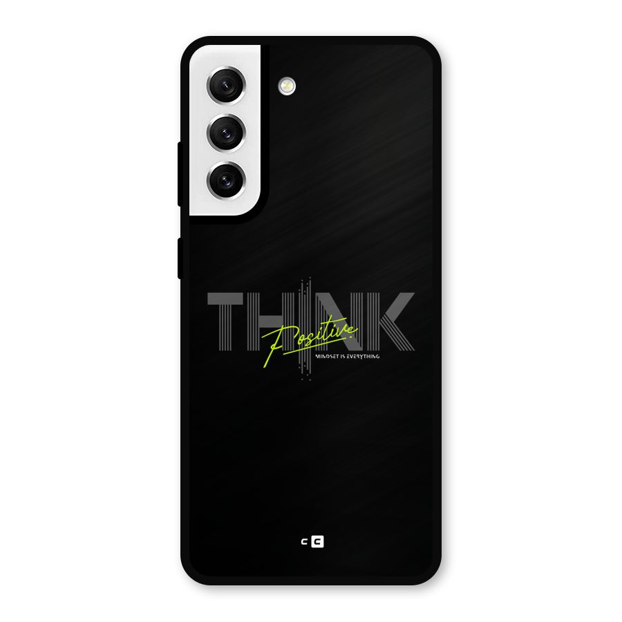 Think Positive Only Metal Back Case for Galaxy S21 FE 5G