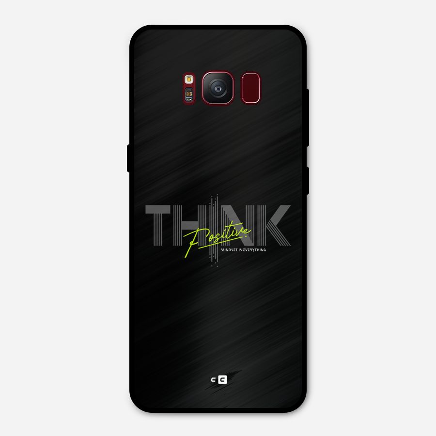 Think Positive Only Metal Back Case for Galaxy S8