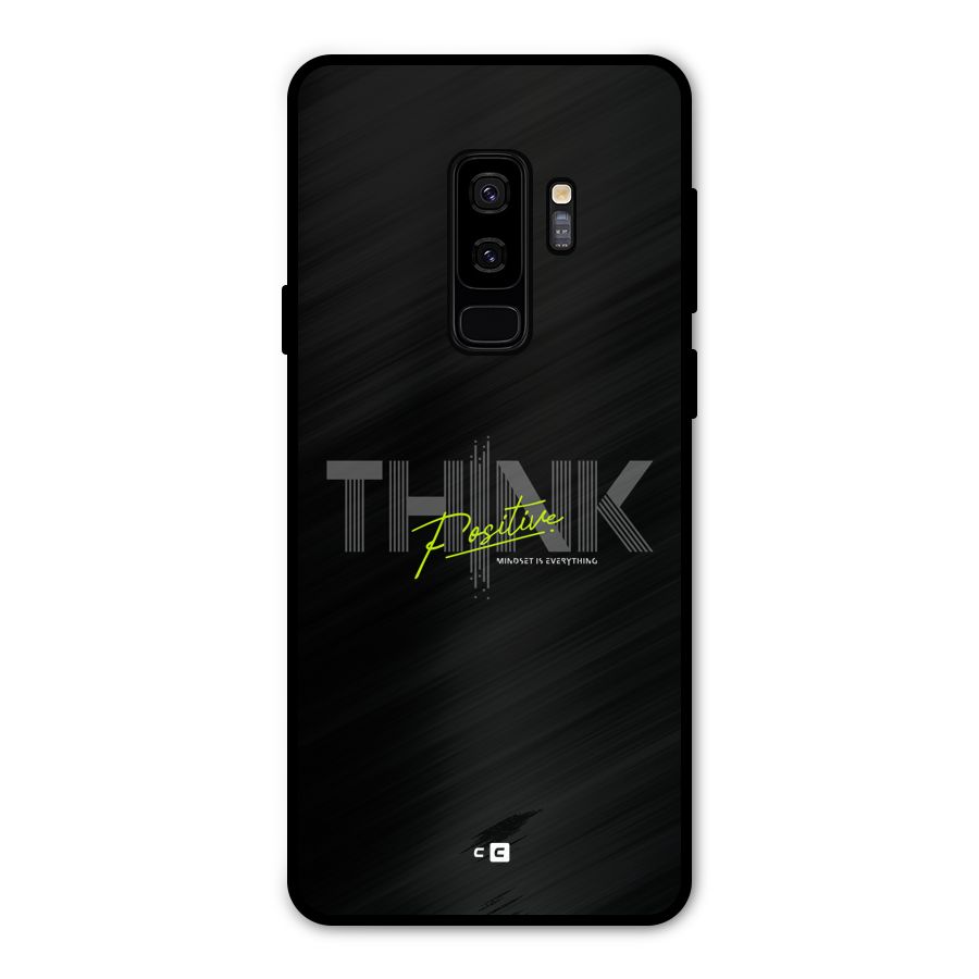 Think Positive Only Metal Back Case for Galaxy S9 Plus