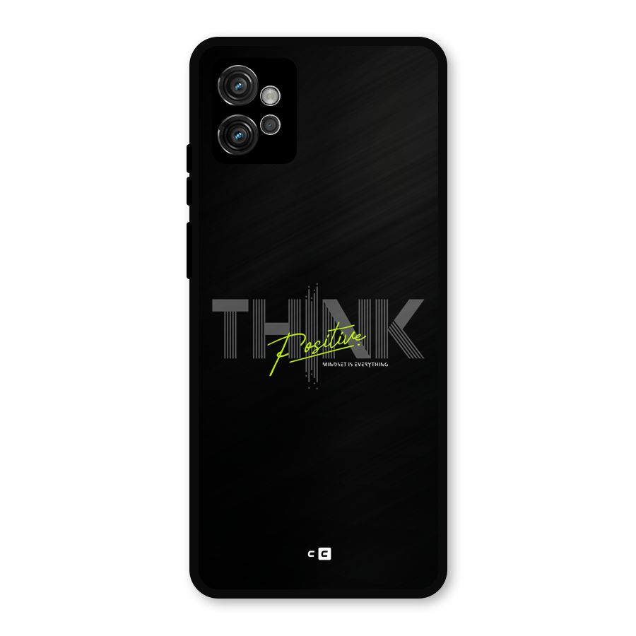 Think Positive Only Metal Back Case for Moto G32