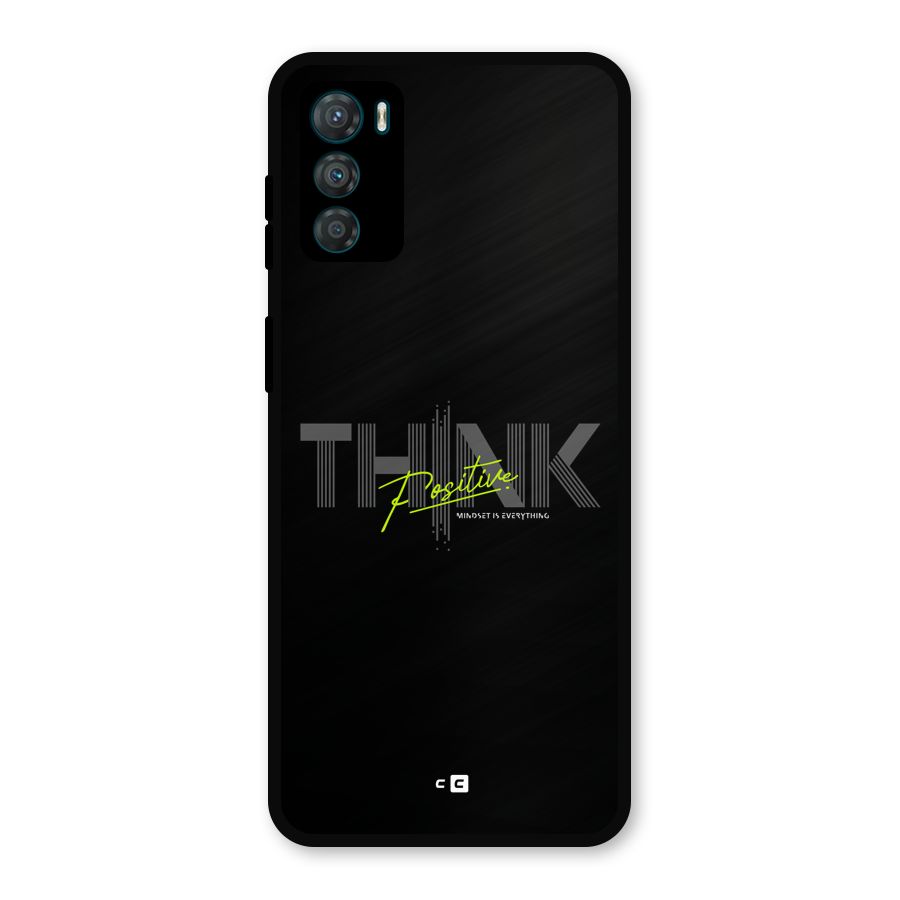 Think Positive Only Metal Back Case for Moto G42