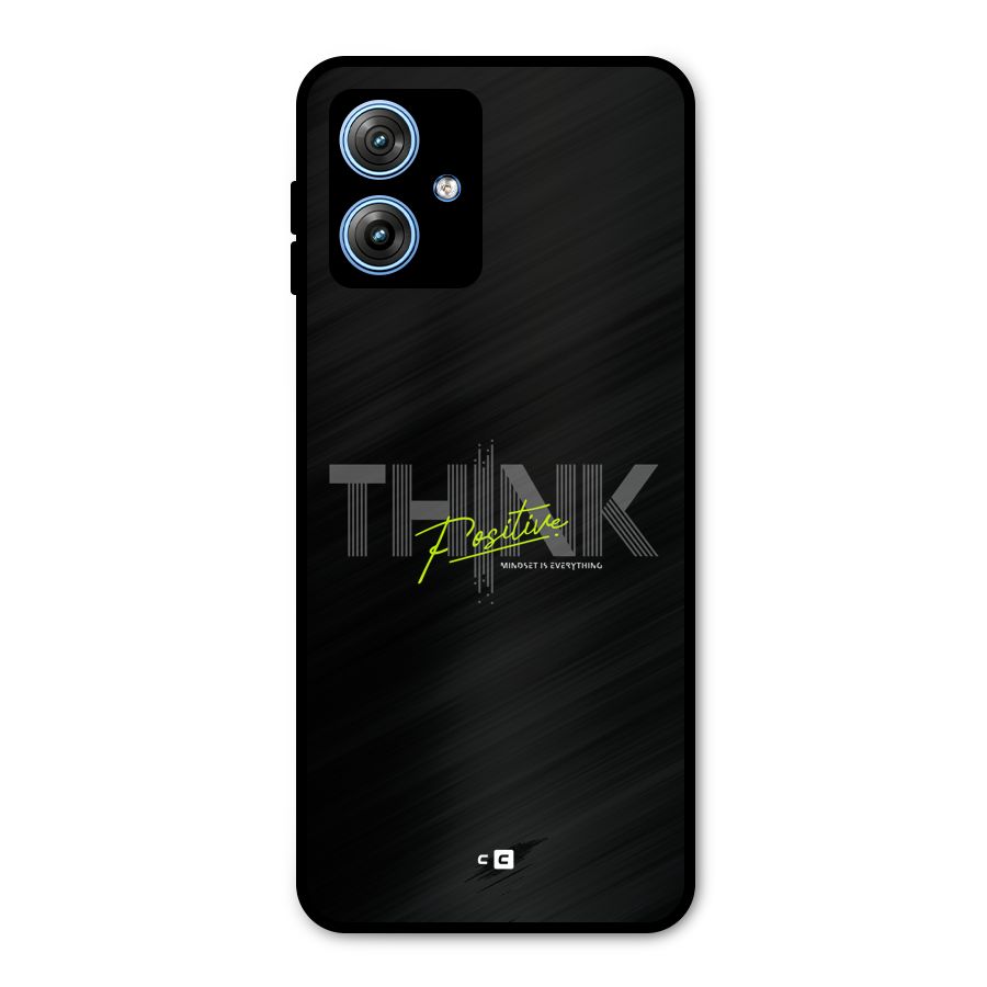 Think Positive Only Metal Back Case for Moto G54