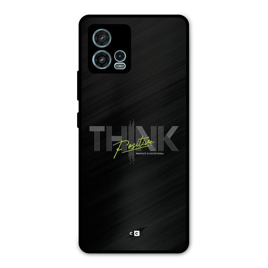 Think Positive Only Metal Back Case for Moto G72