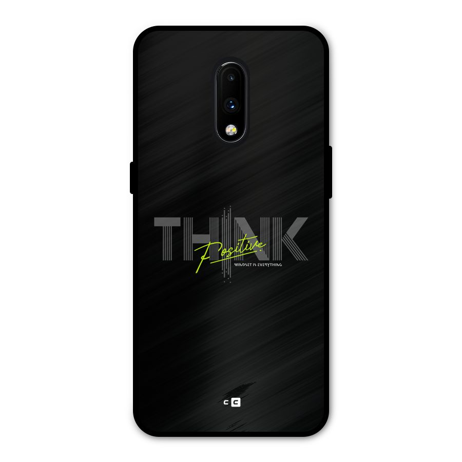 Think Positive Only Metal Back Case for OnePlus 7
