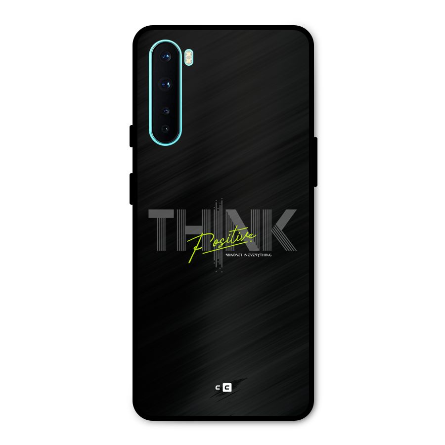 Think Positive Only Metal Back Case for OnePlus Nord