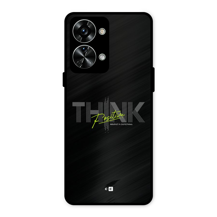Think Positive Only Metal Back Case for OnePlus Nord 2T