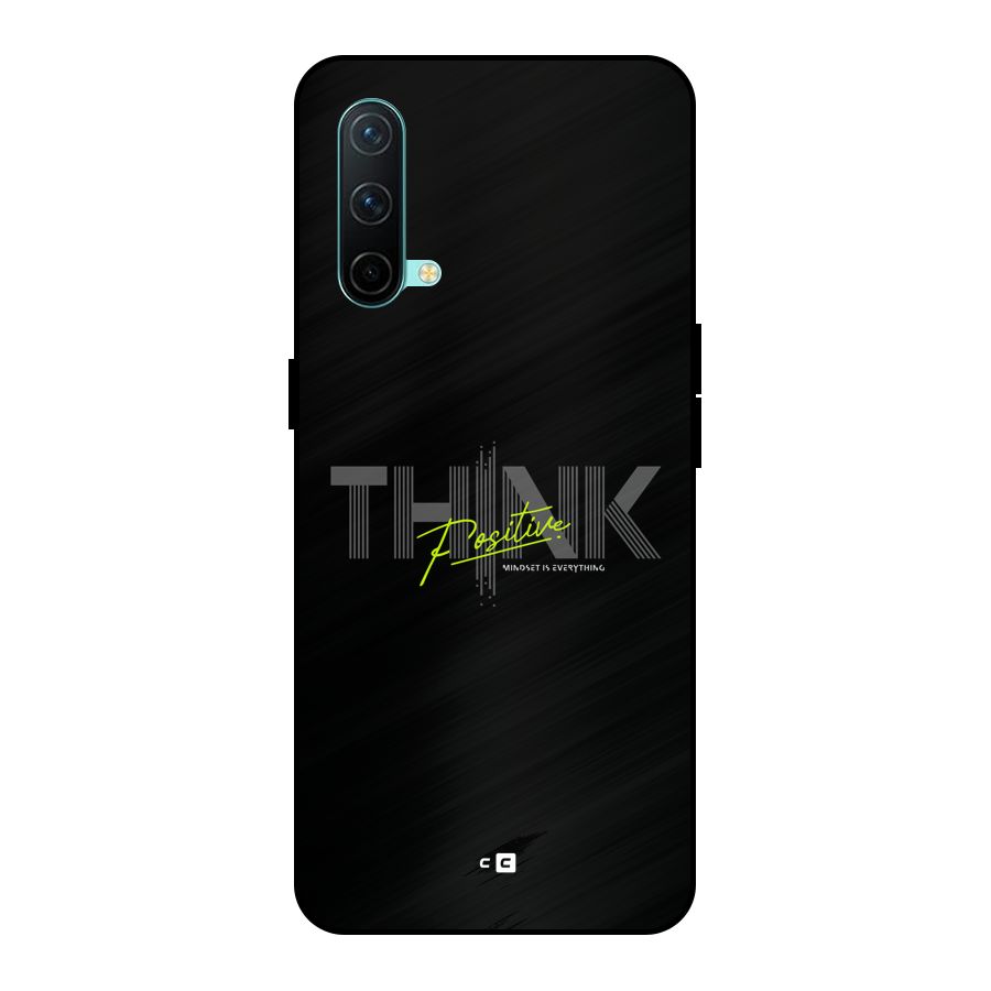 Think Positive Only Metal Back Case for OnePlus Nord CE 5G