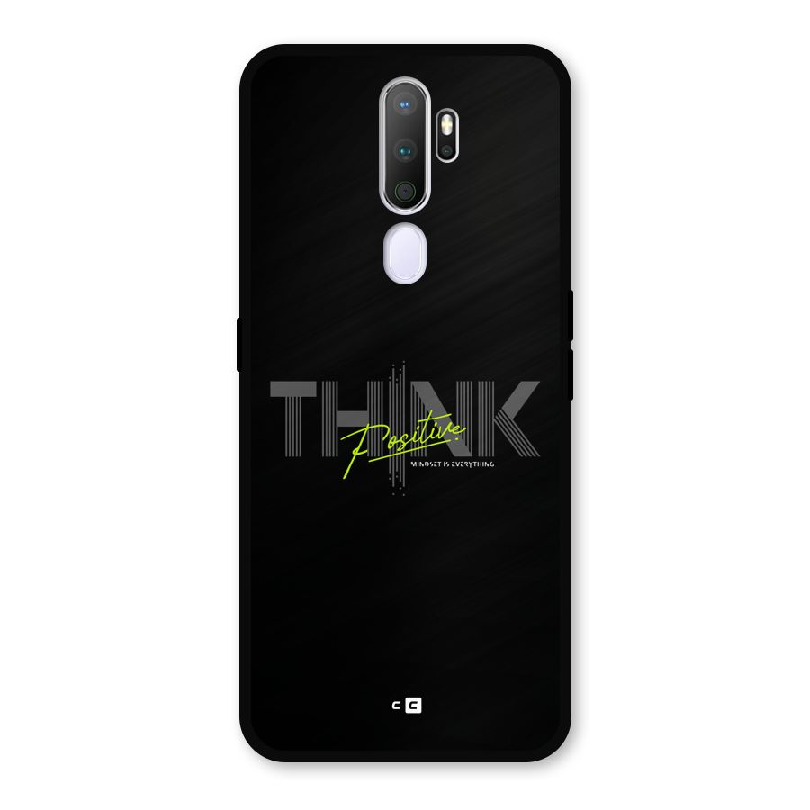 Think Positive Only Metal Back Case for Oppo A5 (2020)