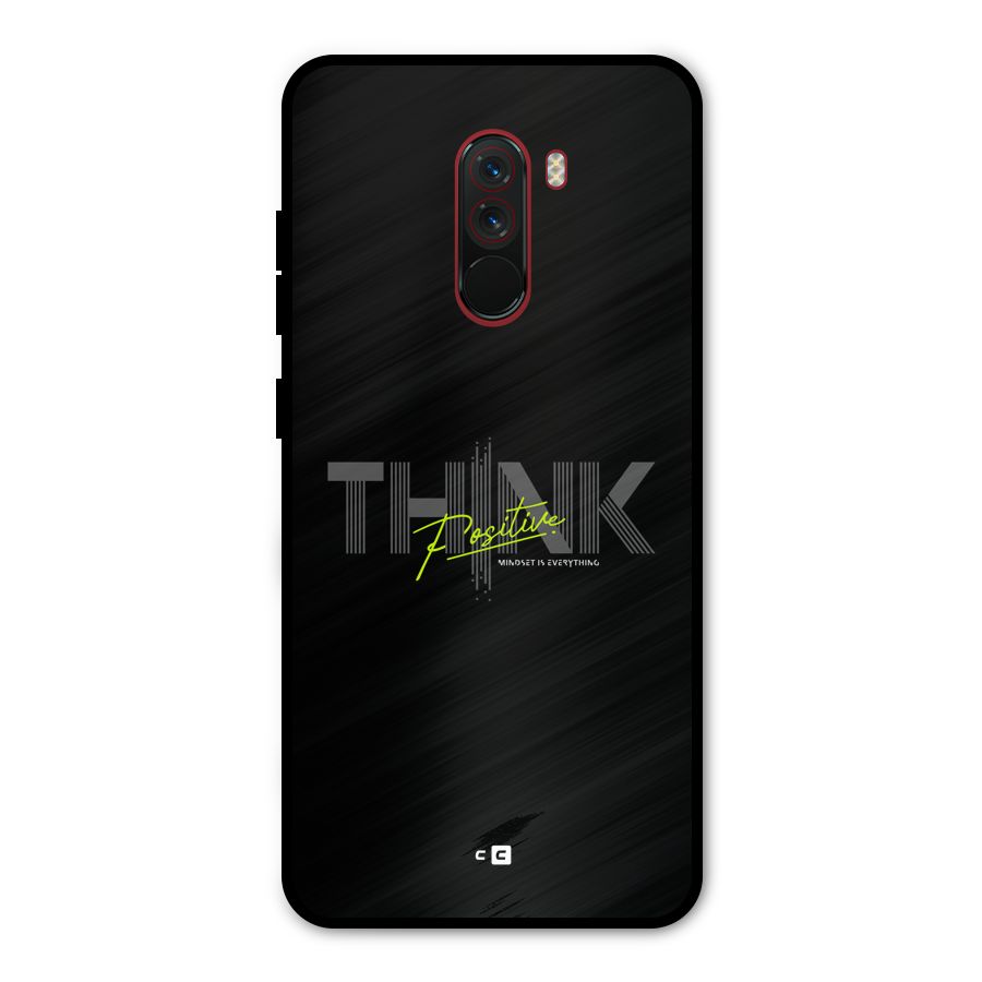 Think Positive Only Metal Back Case for Poco F1