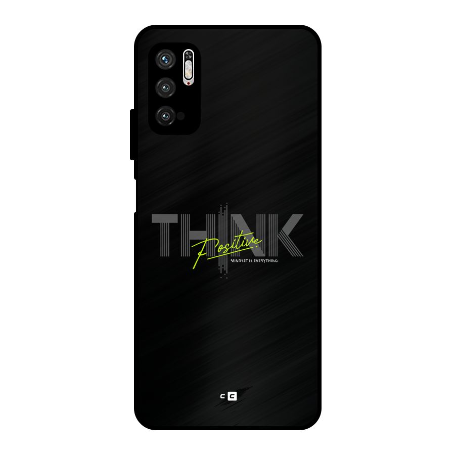 Think Positive Only Metal Back Case for Poco M3 Pro 5G