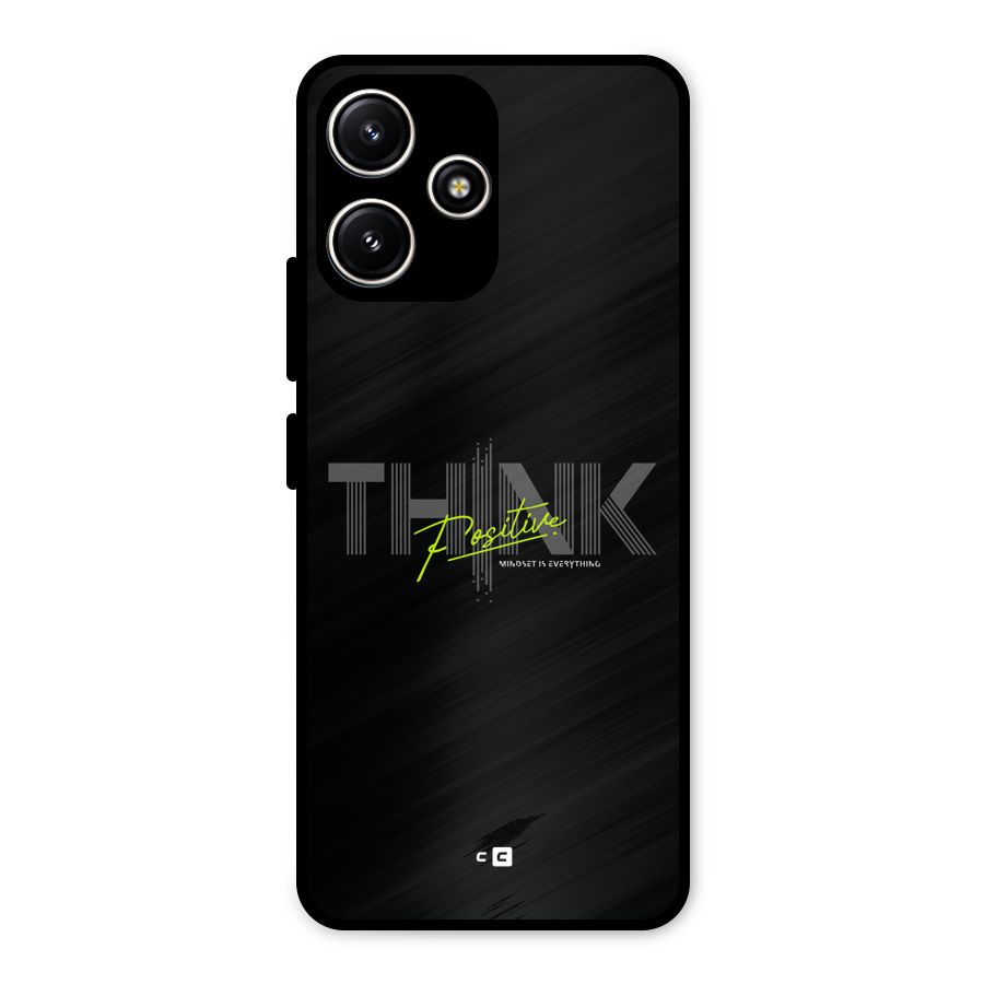 Think Positive Only Metal Back Case for Poco M6 Pro
