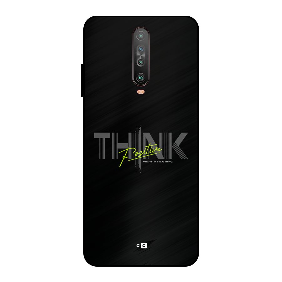 Think Positive Only Metal Back Case for Poco X2