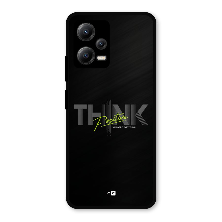 Think Positive Only Metal Back Case for Poco X5