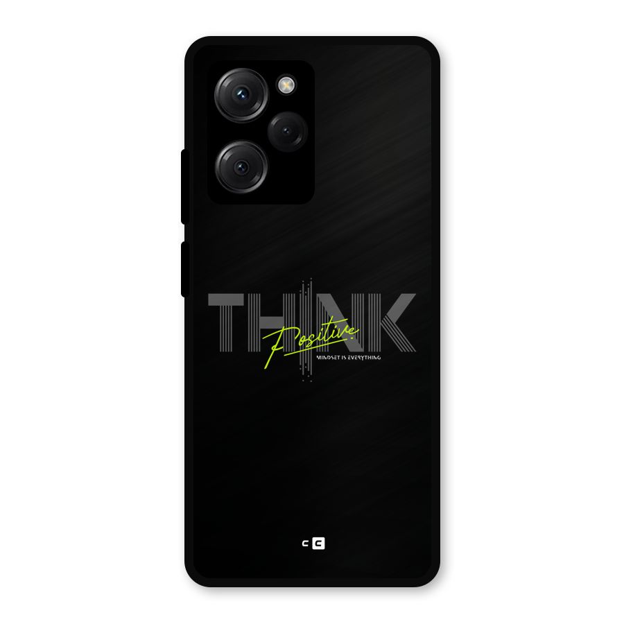 Think Positive Only Metal Back Case for Poco X5 Pro