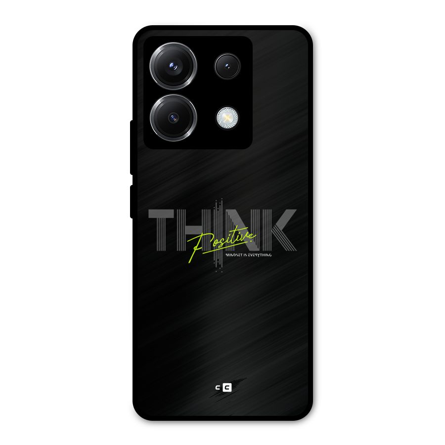 Think Positive Only Metal Back Case for Poco X6