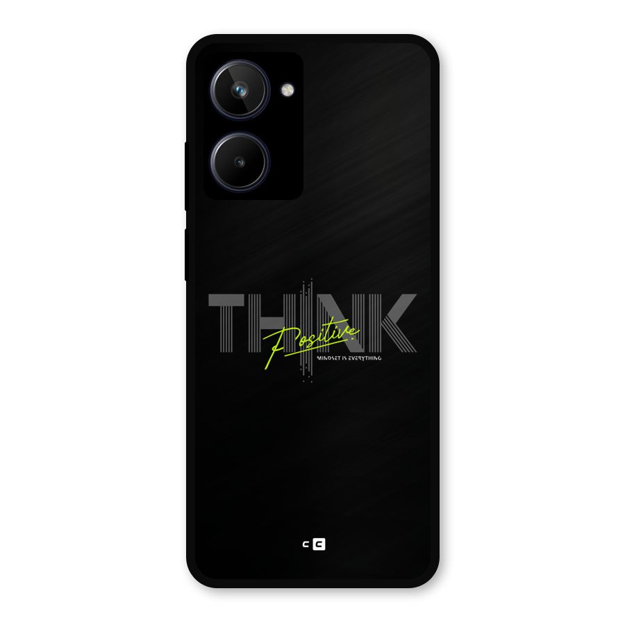 Think Positive Only Metal Back Case for Realme 10