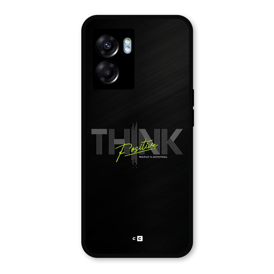 Think Positive Only Metal Back Case for Realme Narzo 50 5G