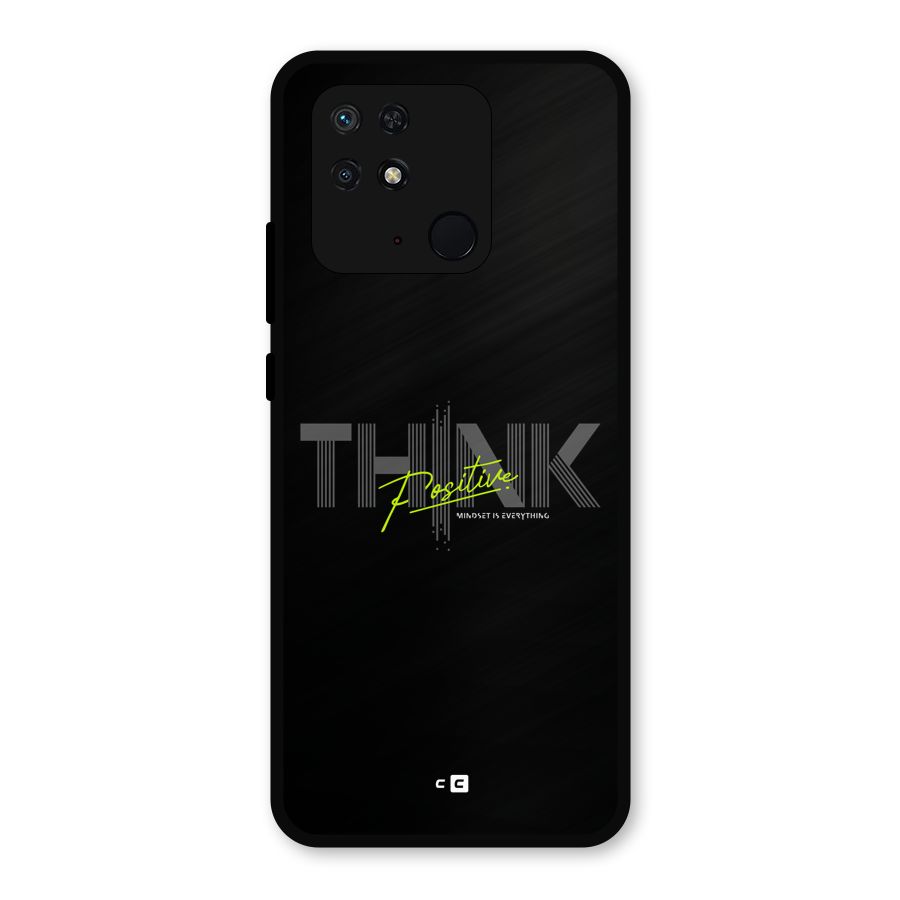 Think Positive Only Metal Back Case for Redmi 10