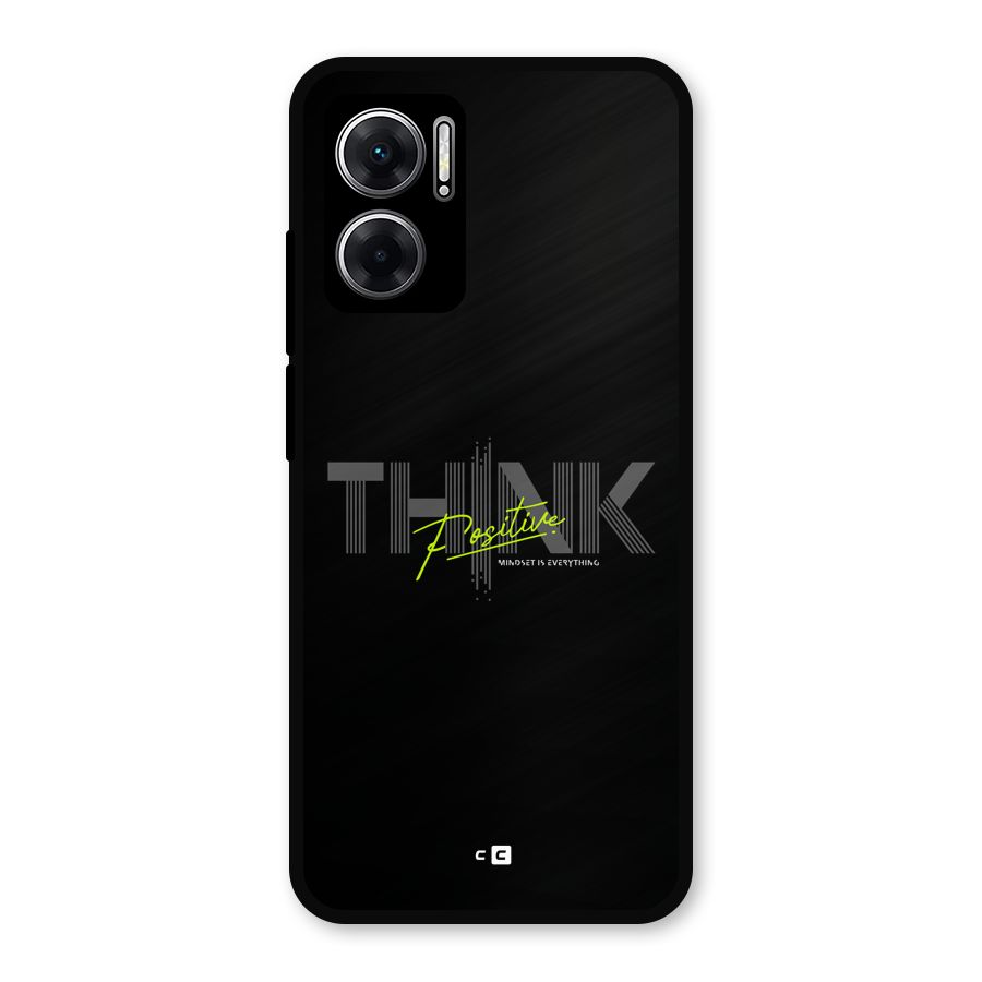 Think Positive Only Metal Back Case for Redmi 11 Prime 5G