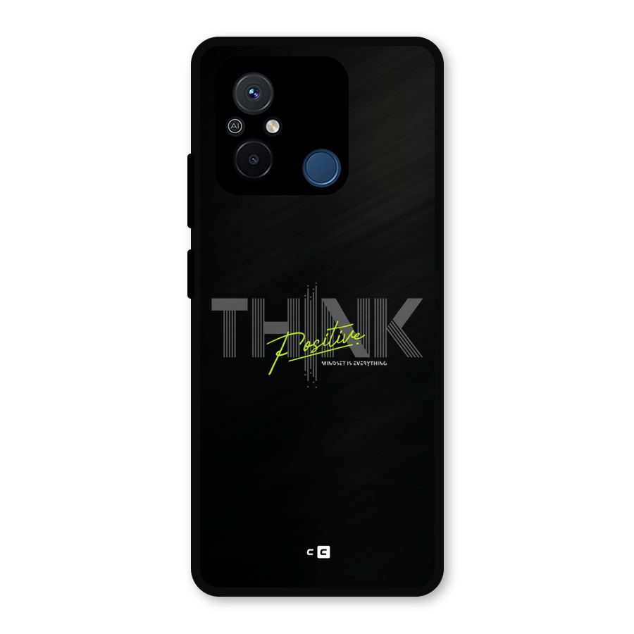 Think Positive Only Metal Back Case for Redmi 12C