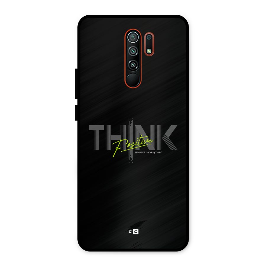 Think Positive Only Metal Back Case for Redmi 9 Prime