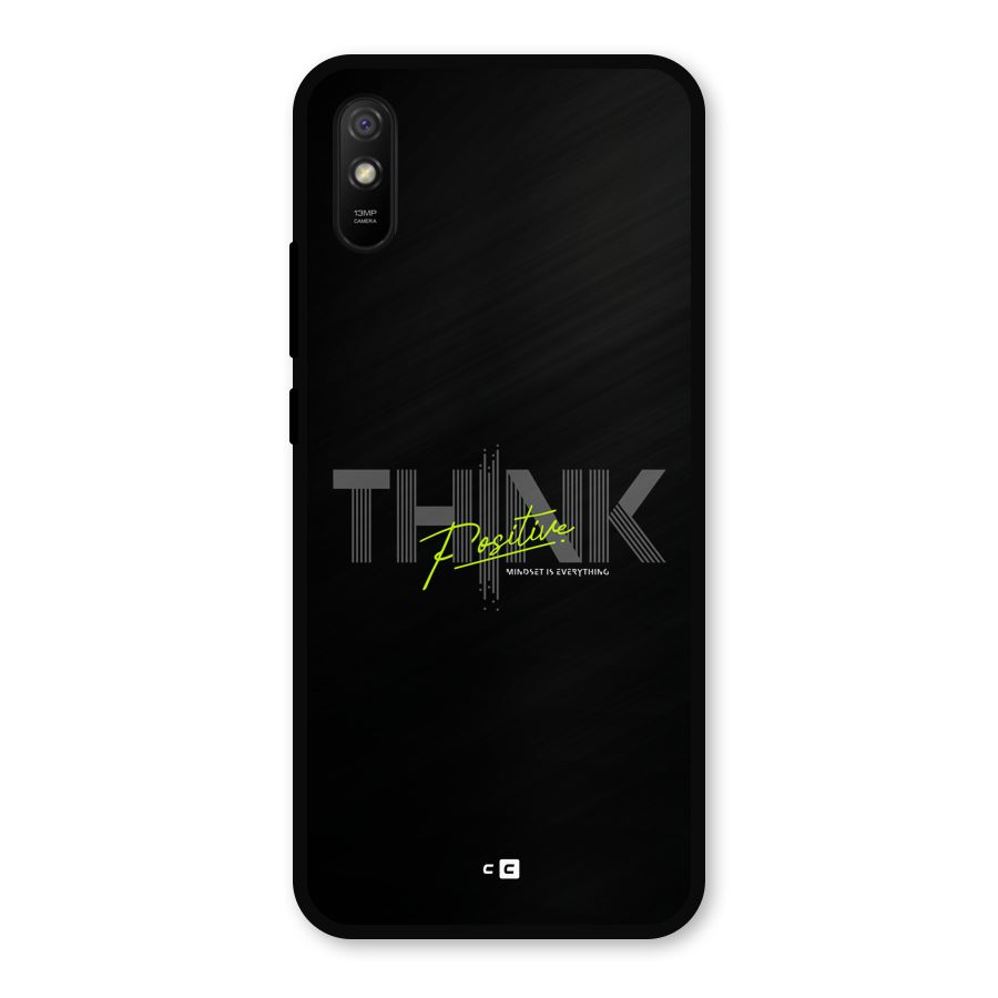 Think Positive Only Metal Back Case for Redmi 9i