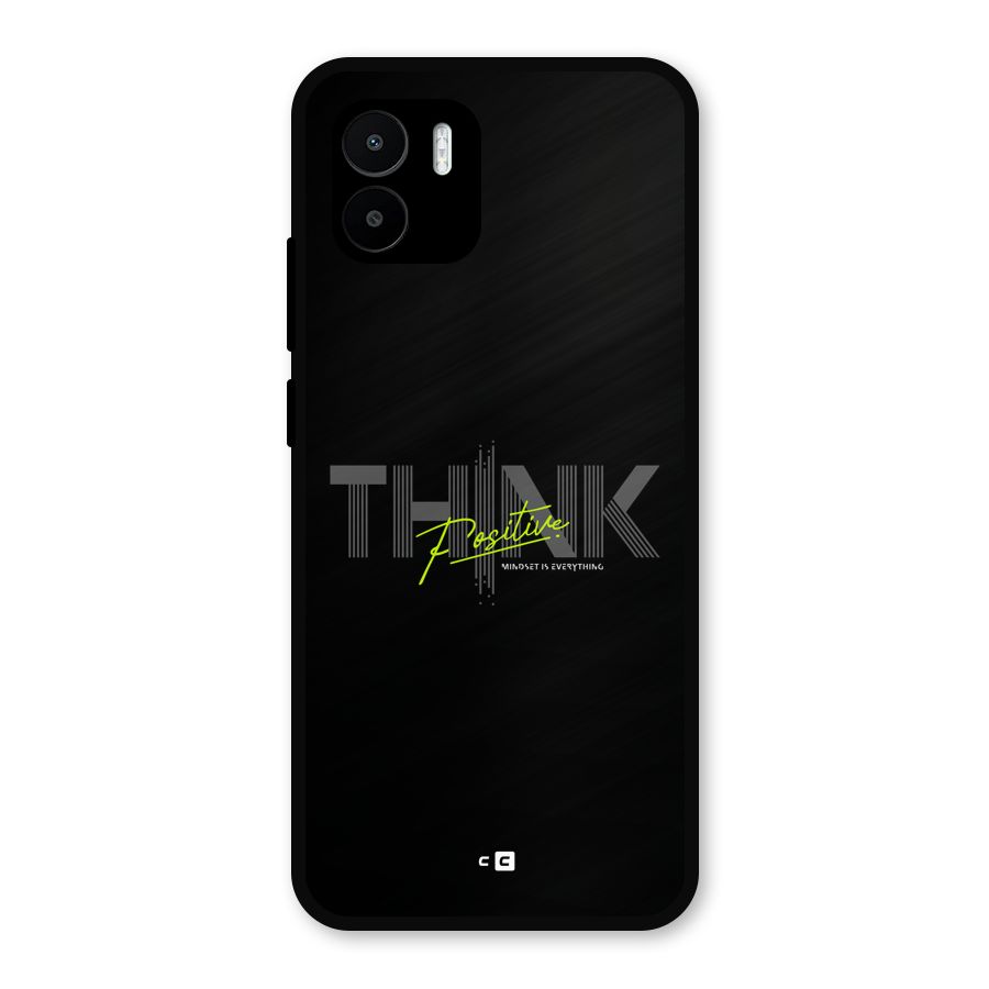Think Positive Only Metal Back Case for Redmi A2