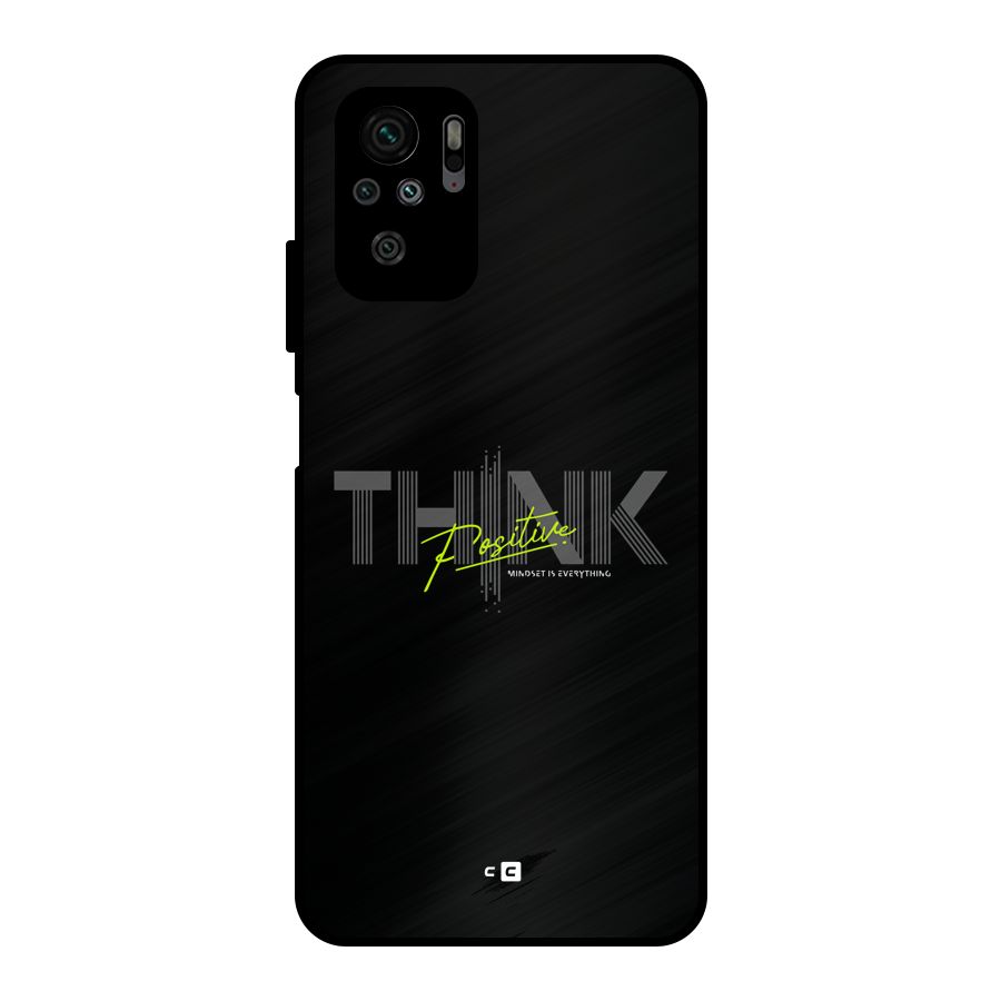 Think Positive Only Metal Back Case for Redmi Note 11 SE