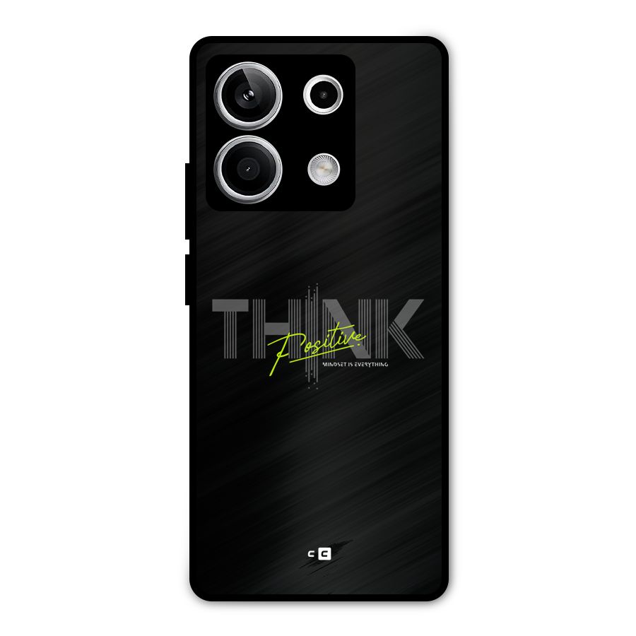 Think Positive Only Metal Back Case for Redmi Note 13 5G
