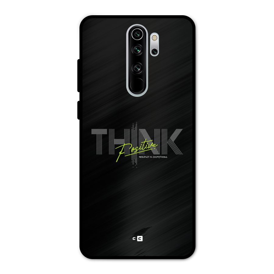 Think Positive Only Metal Back Case for Redmi Note 8 Pro