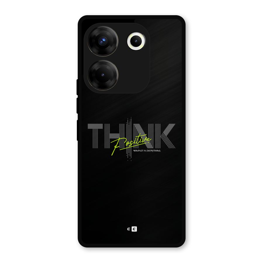 Think Positive Only Metal Back Case for Tecno Camon 20