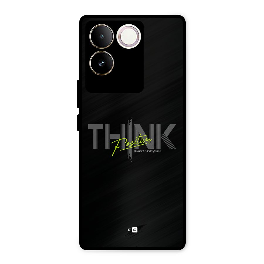 Think Positive Only Metal Back Case for Vivo T2 Pro