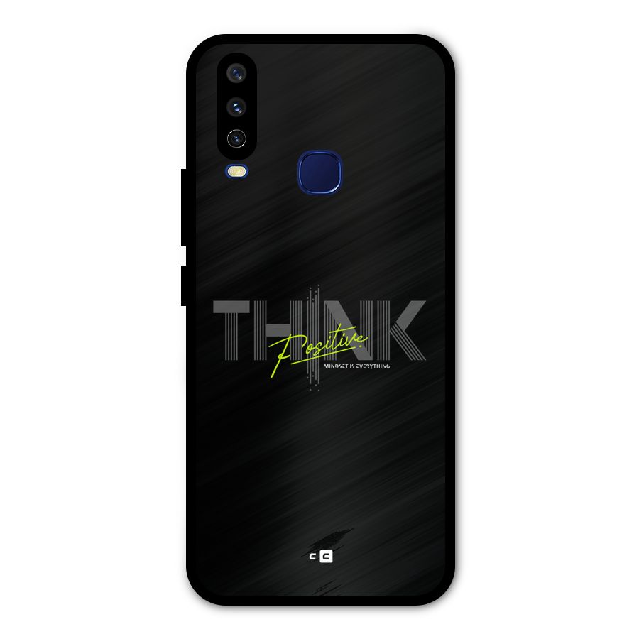 Think Positive Only Metal Back Case for Vivo U10