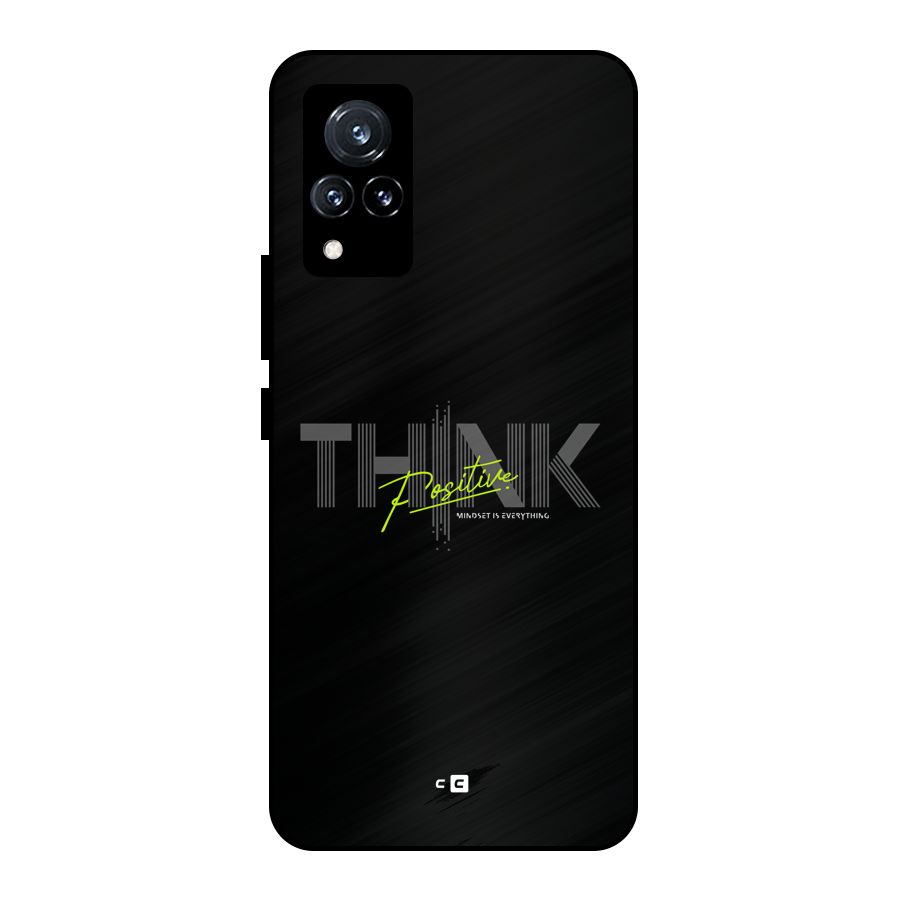 Think Positive Only Metal Back Case for Vivo V21 5G