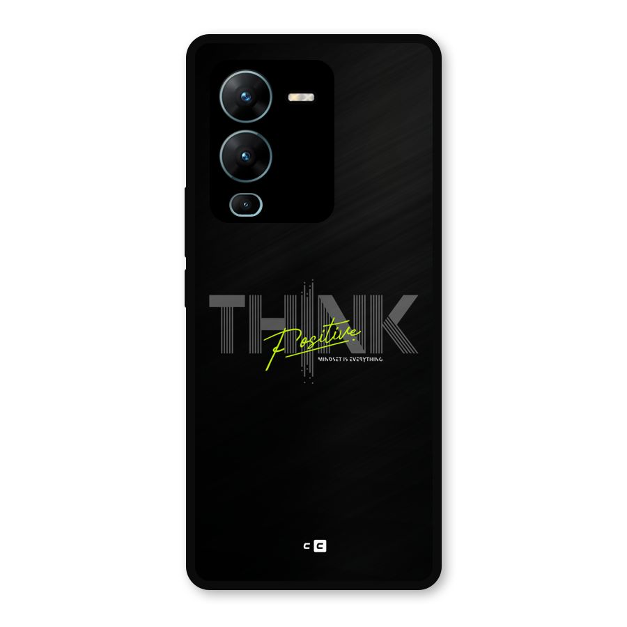 Think Positive Only Metal Back Case for Vivo V25 Pro