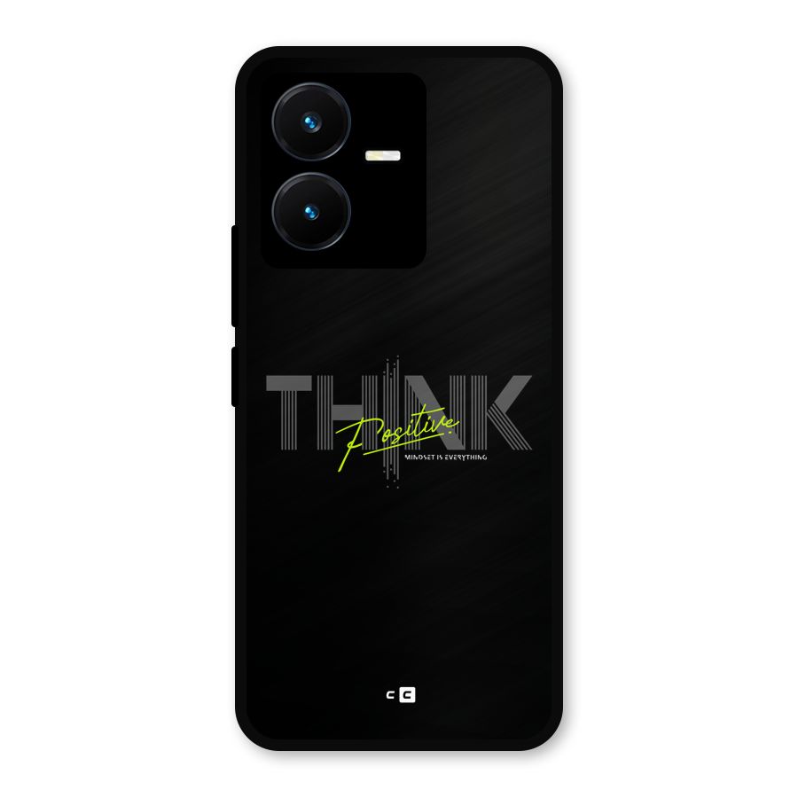 Think Positive Only Metal Back Case for Vivo Y22