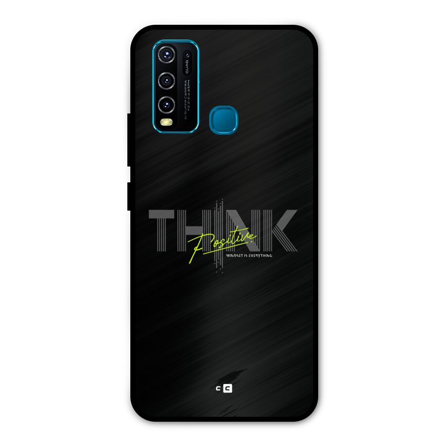 Think Positive Only Metal Back Case for Vivo Y30