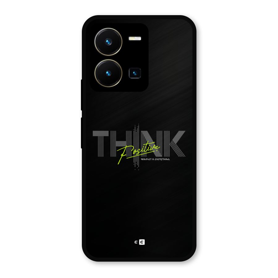 Think Positive Only Metal Back Case for Vivo Y35