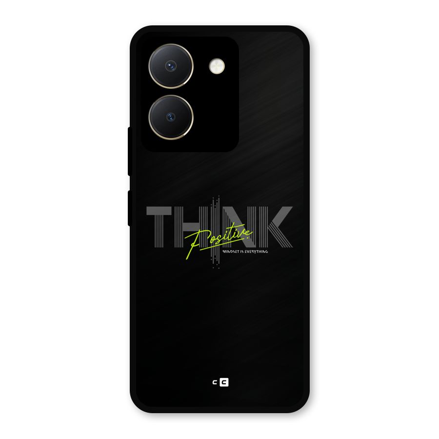 Think Positive Only Metal Back Case for Vivo Y36