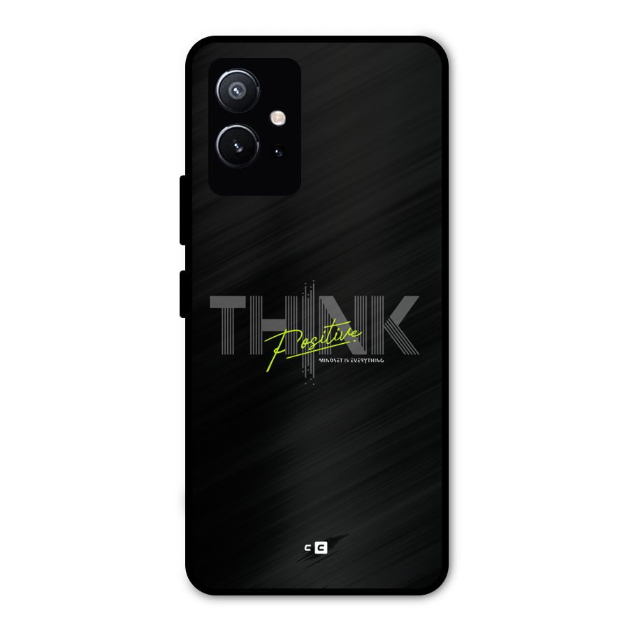 Think Positive Only Metal Back Case for Vivo Y75 5G