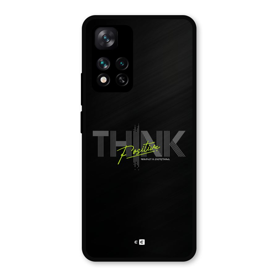 Think Positive Only Metal Back Case for Xiaomi 11i Hypercharge 5G