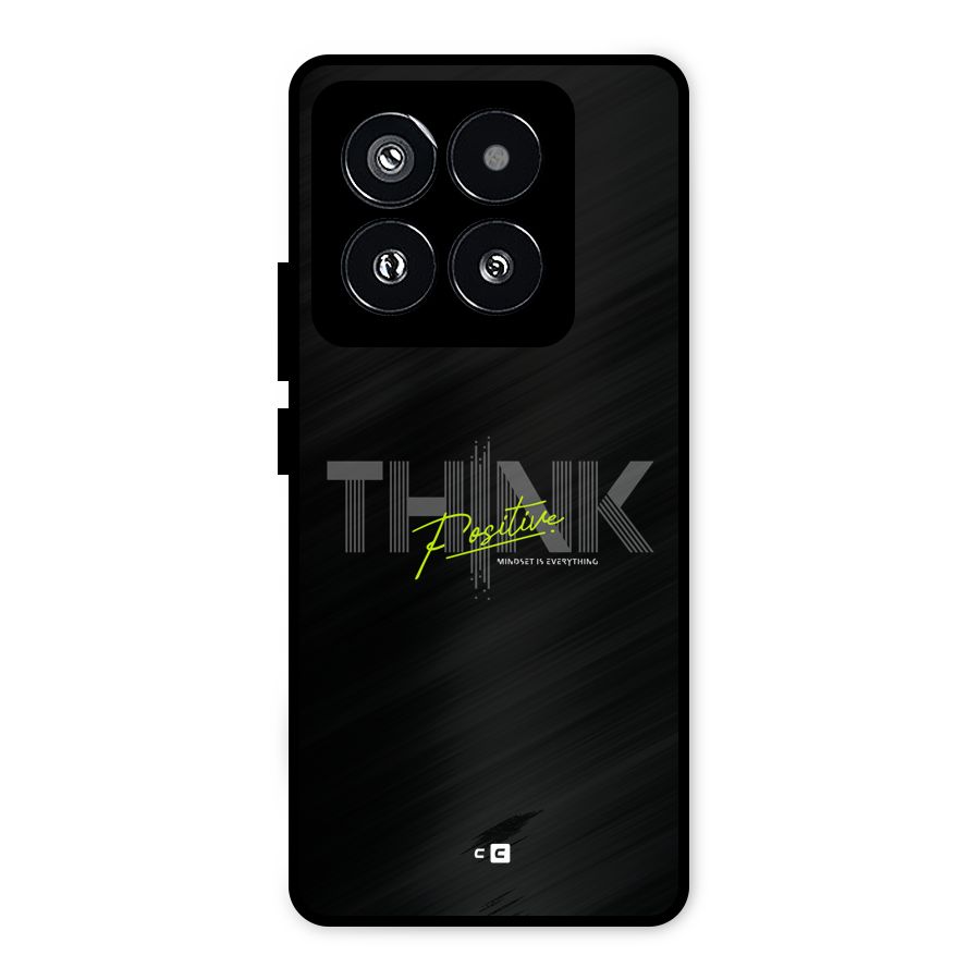 Think Positive Only Metal Back Case for Xiaomi 14 Pro