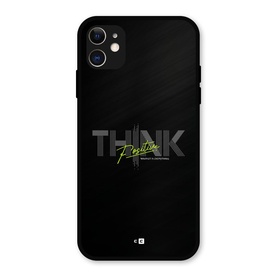 Think Positive Only Metal Back Case for iPhone 11