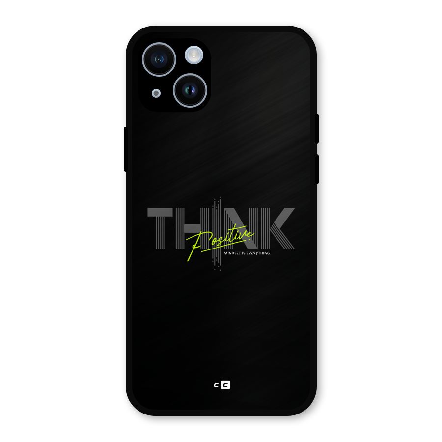 Think Positive Only Metal Back Case for iPhone 14