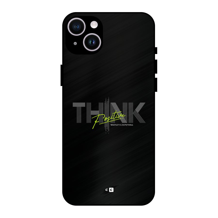 Think Positive Only Metal Back Case for iPhone 14 Plus